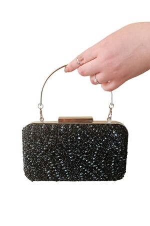 حقيبة ملابس مساء من نوع MNZ-Stone حجم صغير مع مسدس وشريط كتف - Moldiva