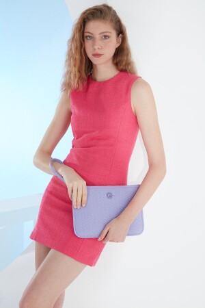 MNZ-Straw Lavender Women's Portfolio & Clutch Bag 05PO23Y1713 - Pierre Cardin