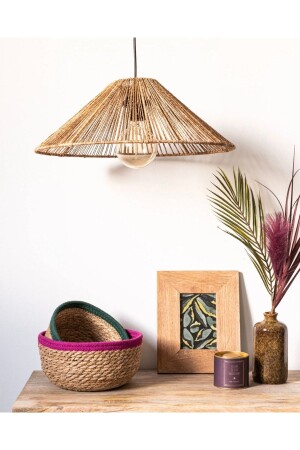 MNZ-Straw قبعة سكنديناوية بوهيمية الروستيكية شمعة Nyşpk0011 - NYLife