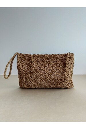 MNZ-Straw - ورقية الخيطات اليد خياطة الحقيبة - المفصلة - محفظة - حقيبة اليد - Butik