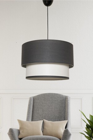 MNZ-Strong Single Pendant Lamp شمعة أنتراتيت EV-179 - EvLight