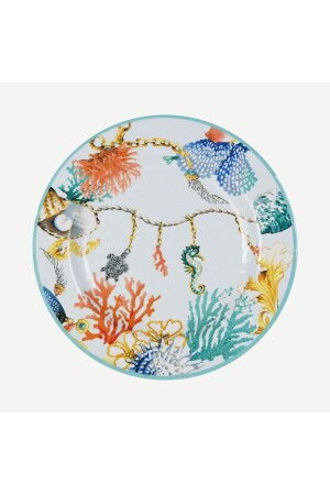 MNZ-St.Tropez طاولة عشاء الميلامين التركيز 28 سم PL1. TRO01 - Baci Milano