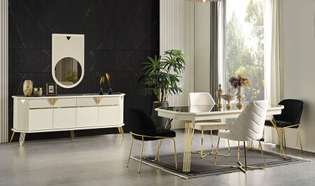 غرفة الطعام من كريم MNZ-Suave - Cadde Yıldız