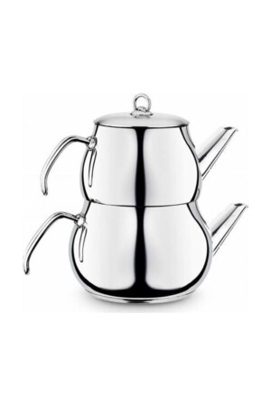 MNZ-Sude Aile Metal Teapot - عائلة المعادن الجنوبية - Papatyam
