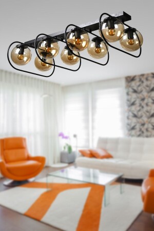 MNZ-Suhan 8 صف من العسل الأسود كرة الزجاجية الشنارة BEG1042BEG08 - Begüsa