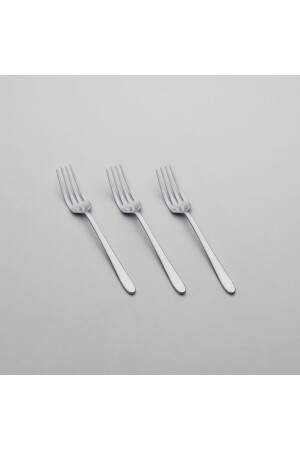 MNZ-Sultan Plain Desserts Forks 12 قطعة NEHİR SULTAN 12 كمبيوتر DESSERT FORKS - Nehir