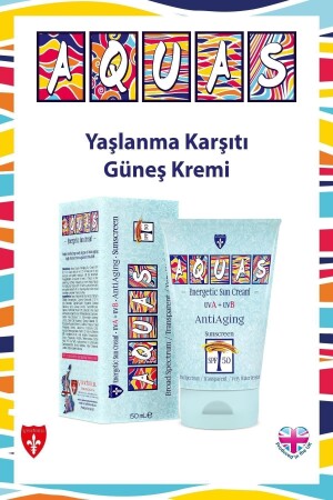 مكريم الشمس ضد التجاعيد MNZ-SUN CREM SPF 50 150 Ml 50604095811161 - Aquas