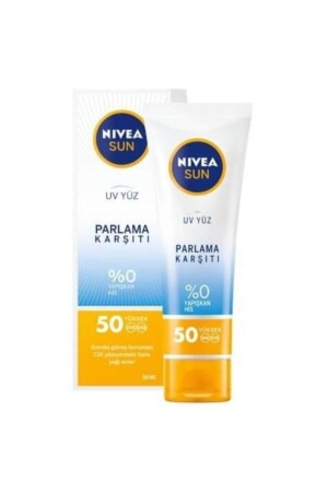 كريم الشمس من MNZ-Sun Face Cream Control Shine Spf50 50 مل 4005900475558 - NIVEA
