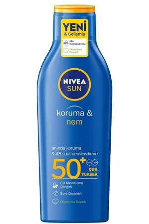 MNZ-Sun Protection & Moisture Sun Lotion 50+gkf 200 مل MSTRCREAMSUNN53 - NIVEA