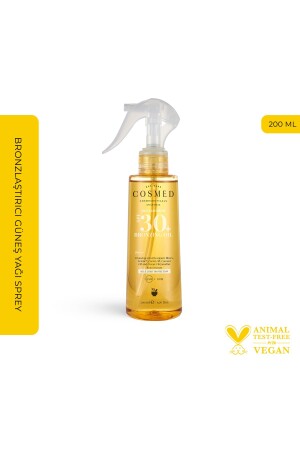 MNZ-Sun زيت الكنز الأساسي Spf 30 زيت الشمس الكنز رش 200 مل 20908 - COSMED