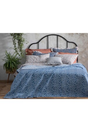 MNZ-Sunrose غطاء متعدد الأغراض واحد 160x220 سم زرقاء - English Home