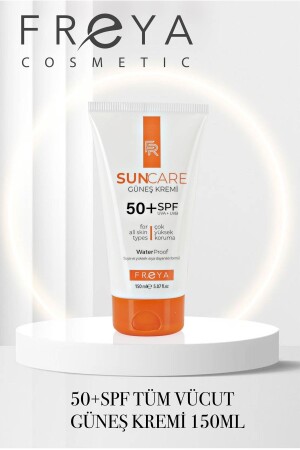 MNZ-SUNSCREEN 150ML SUN CARE +50 SPF مضادة للثمرة وحماية عالية 5010 - Freya