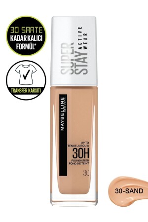 (MNZ-Super) البقاء نشطاً (تلبس 30 ساعة) - Maybelline New York