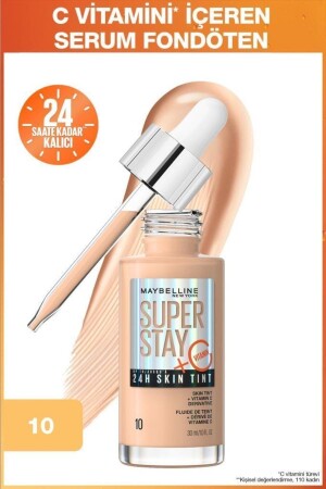 مؤسسة MNZ-Super Stay Skin Tint - 10 - Maybelline New York