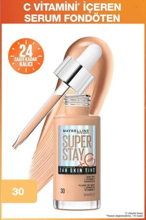 مؤسسة MNZ-Super Stay Skin Tint - 30 - Maybelline New York