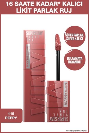 MNZ-Super Stay Vinyl Ink طويل الأمد سائل شديد الشفاه 115 بيبي - Maybelline New York