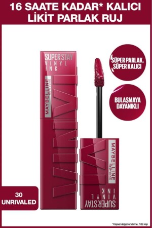 MNZ-Super Stay Vinyl Ink دائمة السائل الشمالي 30 لا مثيل له - Maybelline New York