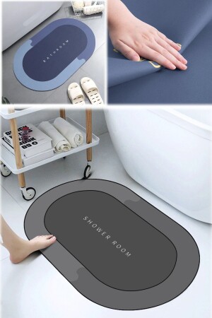 MNZ-Super Water Absorbent ربوم حمام المياه مضادة للزلج المياه مضادة للزلج السريع المياه المياه المياه المياه المياه الم - Utelips