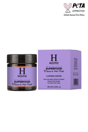 MNZ-Superfood Mask Leave-in Hair 100ml - كميات غذائية من كميات الكمبيوتر - Hoito