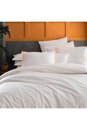 MNZ-Supra V1 فانسي Poplin Duvet Cover Set واحد 18915 - Sarev