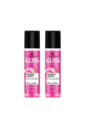 MNZ-Supreme Length Leave-in Liquid Conditioner خاصة للشعر الطويل 200 مل - Gliss