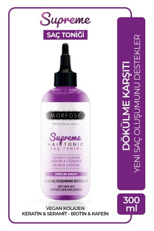 MNZ-Supreme Vegan Hair Tonic مع الكولاجين 300 مل - مضاد للخسارة - Morfose