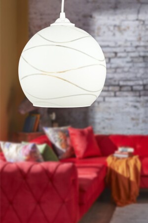 MNZ-Suyolu Glass واحد شمعة أبيض رقم:01 BEG1277 - Begüsa