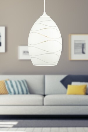 MNZ-Suyolu Glass واحد شمعة أبيض رقم:02 BEG1277 - Begüsa