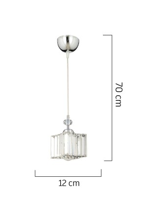 مصباح عريضة واحد من MNZ-Swan مع كروم بلورات وحجر تصميم عصري مصباح عريضة للوجه 7000-1098-10-01 - Apliqa
