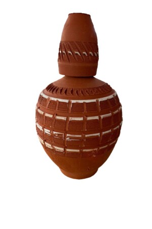 (MNZ-Sweating Soil Water Jug) - جرة ماء التربة مع زجاج كبير 2.5 لتر 00büyüktesti00 - ALİ BABA CÖMLEK