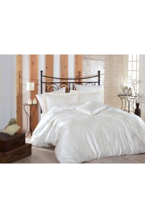 MNZ-Sweta جاكارد أبيض ساتين مزدوج - Nazenin