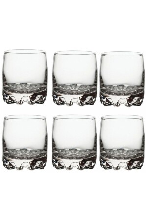 MNZ-Sylvana 6 قطع شيشة قصيرة مسطحة 220 Cc 42414 - Paşabahçe