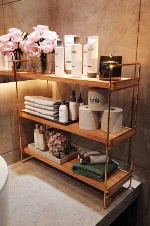 MNZ-Table Top Organizer Organizer مطبخ-حمام رف المكتب BinoGold11 - Bino