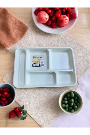 MNZ-Tablot 5-قسم فخمة البلاستيكي في نزهة الطعام تخبية لوحة - Hollyhome