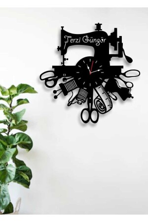 MNZ-Tailor، بيت الأزياء، بيت السجاد ديكوراتي ساعة الجدار الخشبية ساعة التخصص - Genel Markalar