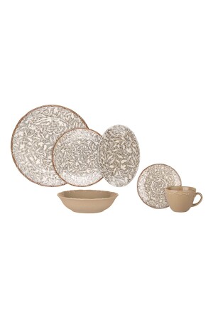 MNZ-Tallis 26 قطعة طعام الإفطار مجموعة 58KKT000127 - Aryıldız