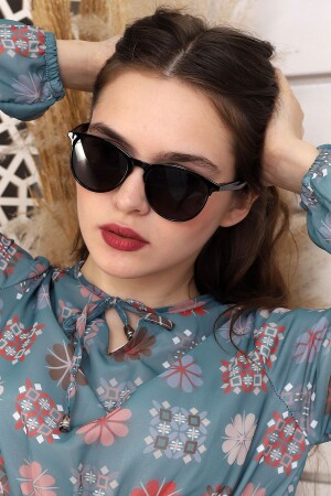 نظارات شمسية من نوع MNZ-Tamela سوداء Tm180591 - Della Pianto