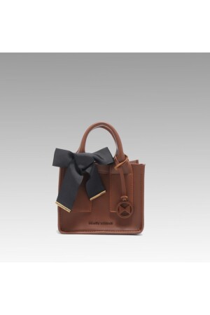 كيس صغير من طراز MNZ-Tan مع الملحقات BR003PUREMINIBAG - Black Ribbon