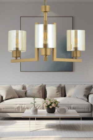 MNZ-Tasse 3-piece قديم المصباح المصباح مع زجاج العسل غرفة نوم صغيرية حديثة غرفة المعيشة مصباح 3518-03-FR - Apliqa