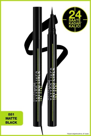 قلم حبر لون (MNZ-Tattoo Liner Ink Pen) - أسود - Maybelline New York