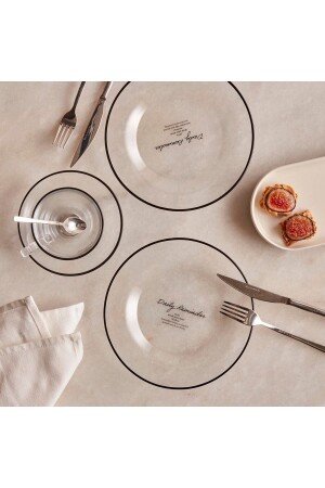 MNZ-Tay Reminder Cake Plate 4 Pieces (19 سم) 20852 - Bella Maison