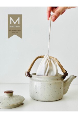 كيس صبغة القهوة من نوع MNZ-Tea - كيس صبغة عملي من نوع Oragnik Cotton - Halm