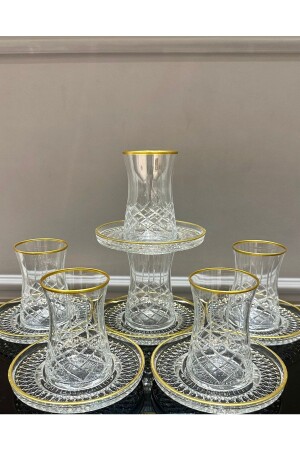 مجموعة من الشاي من طراز MNZ-Tea Set للست أشخاص 12 قطعة قطعة قطعة من طراز Tee Set001 - Paşabahçe