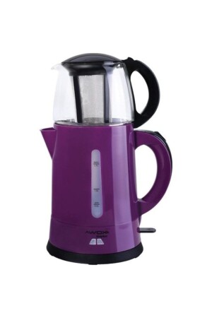 MNZ-Teaplus Plum 2000 W آلة الشاي مع وعاء زجاجي 131249 - AWOX