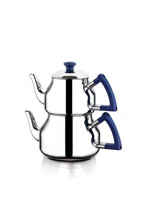 MNZ-Teapot Marmaris حجم صغير 1.9 ليتن فولاذ فولاذ K-313Blue - Özkent