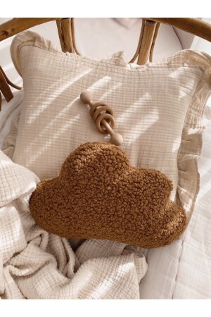 (MNZ-Teddy Bulut Pillow Camel Bh5) - bohemoon