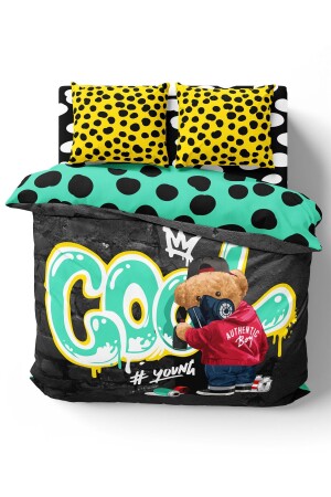 MNZ-Teddy Cool Single Duvet Cover Set HGAS00143 - Helen George