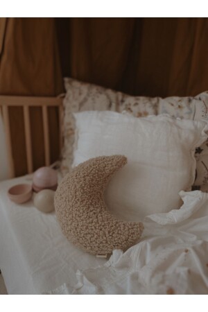 MNZ-Teddy Moon Pillow بيج بيج بيج 4 - bohemoon