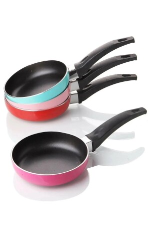 MNZ-Teflon 3 Piece 12 Cm صلصة صغيرة وعاء PRA-8278228-7075 - Doremcy