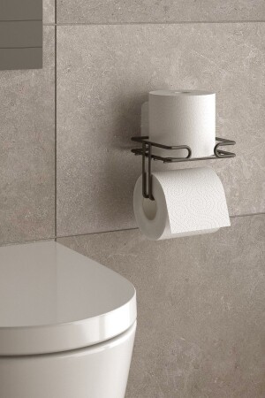 MNZ-Teknotel ملصق استبدال حامل ورق المرحاض مات أسود St175 11. ST. 175. 02 - Tekno-tel